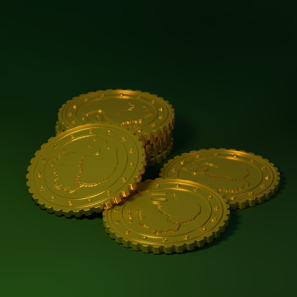 Gold coins preview image 1